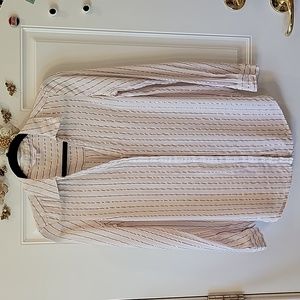 4 For $20 rose gold striped blouse